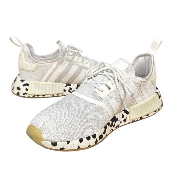 Adidas Originals NMD R1 White Black Speckled Camo #GZ4307 Shoes Men's Size 12 - Picture 5 of 15
